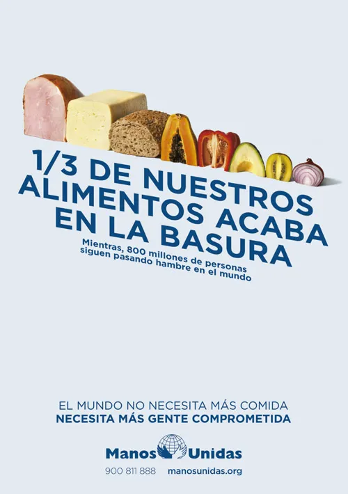 Cartel de la campaña 58 de Manos Unidas