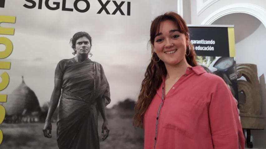 La estudiante de enfermería Nahia Ruiz de Arbulo  y participante en las Misiones Interuniversitarias 2017 / 2018 y 2019 en Perú y México.