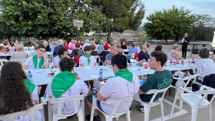 Cena del hambre de la comarcal de Manos Unidas Valencia en Canals.