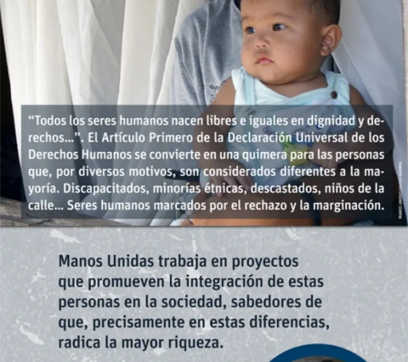 Iniciativas para la igualdada. Manos unidas
