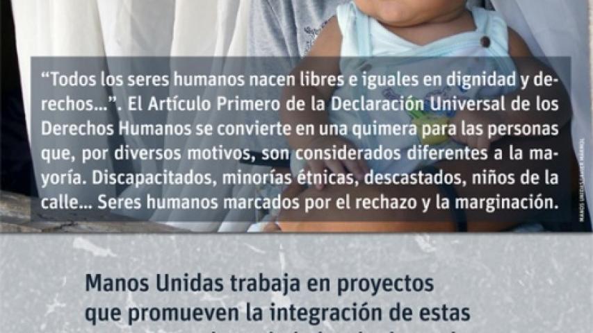 Iniciativas para la igualdada. Manos unidas