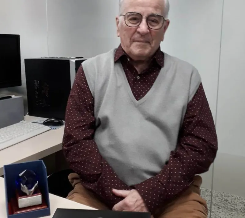 Ángel Ardid, Tesorero de Manos Unidas Valencia durante 20 años.