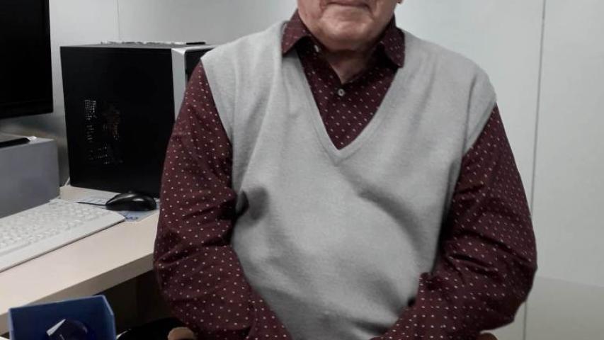 Ángel Ardid, Tesorero de Manos Unidas Valencia durante 20 años.