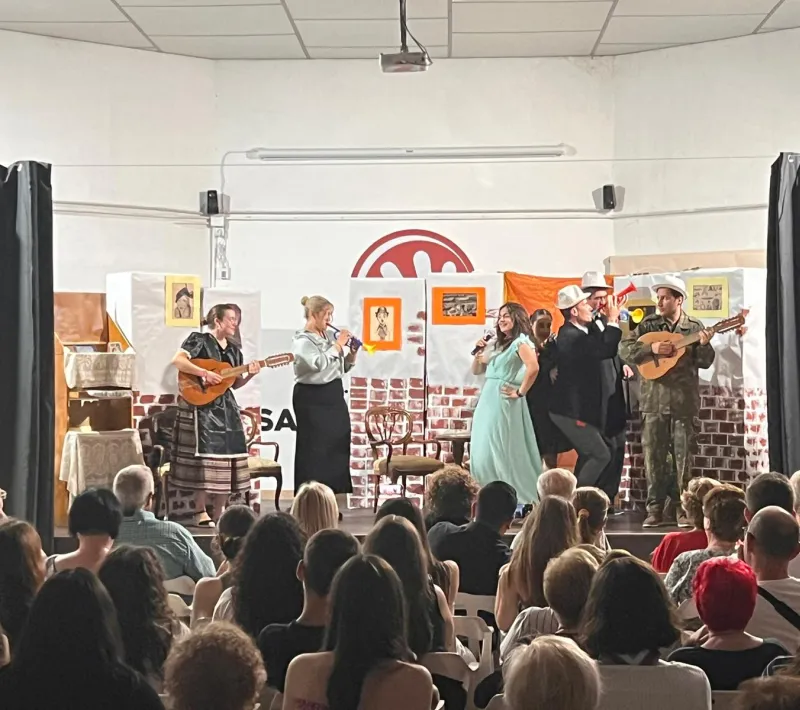 Cena del hambre de la comarcal de Manos Unidas Valencia en Canals.