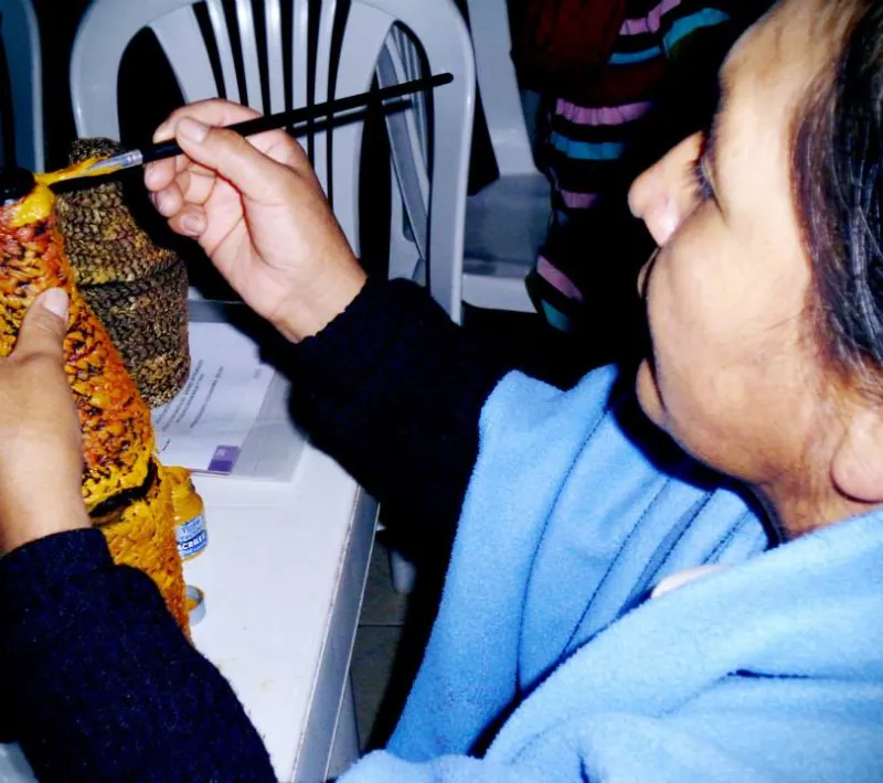 Taller en la Escuela de líderes indígenas Nicolasa Noza de Cuvene' de Beni