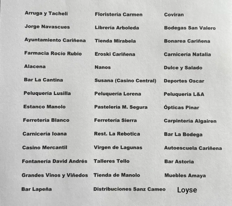 Empresas y entidades colaboradoras