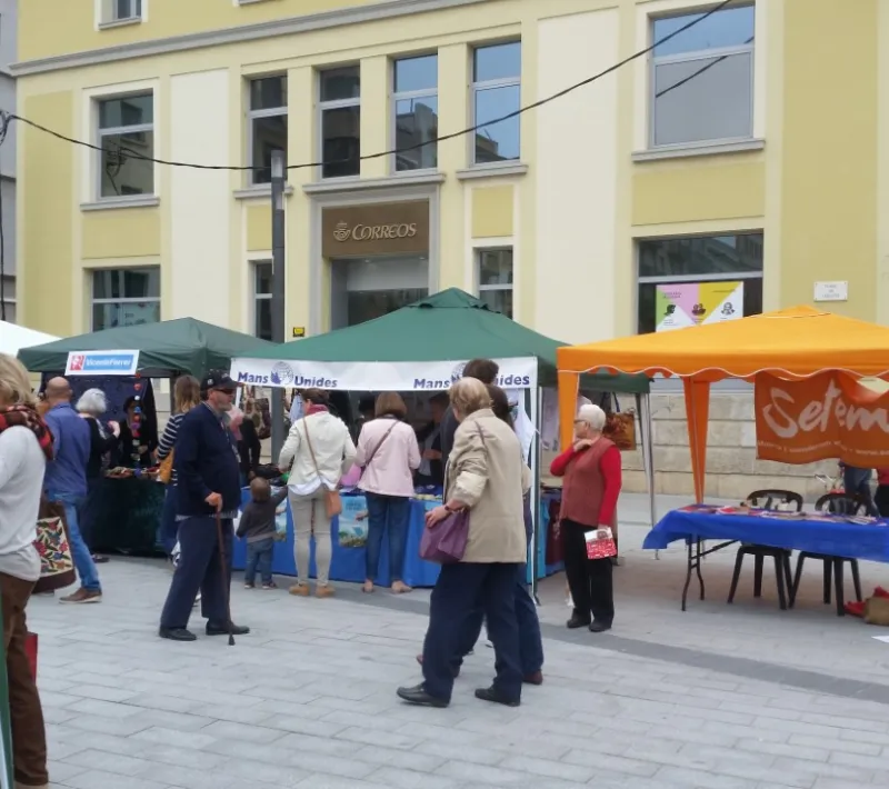 Participación de Manos Unidas en la Fiesta del Comercio Justo
