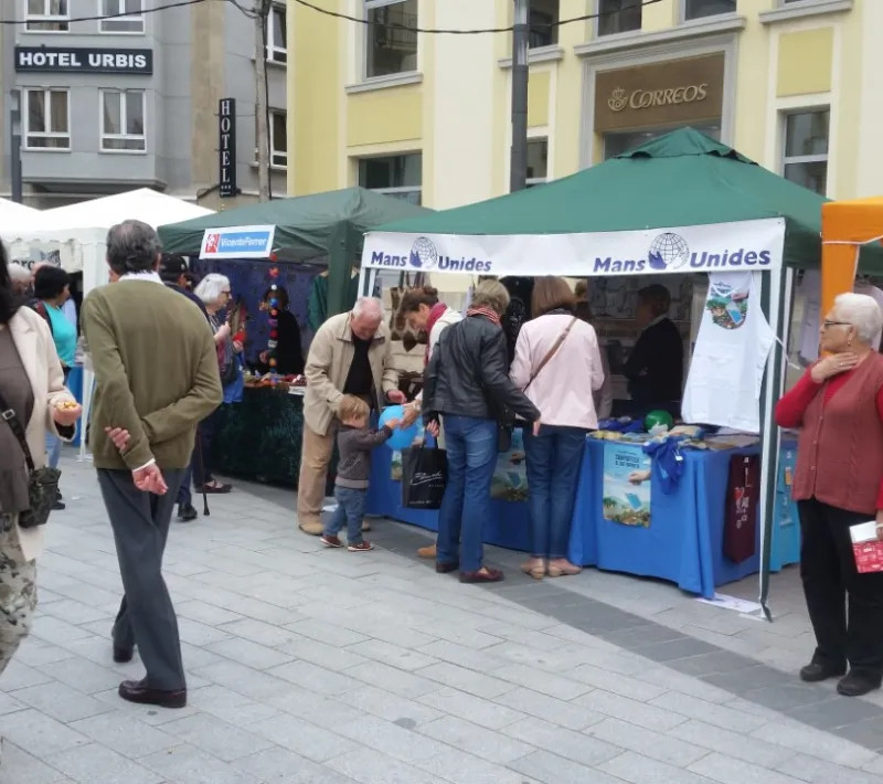 Participación de Manos Unidas en la Fiesta del Comercio Justo