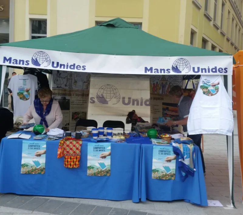 Participación de Manos Unidas en la Fiesta del Comercio Justo
