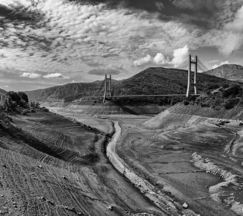 Primer premio Categoría Adultos. Jesús Álvarez, por la imagen "Embalse Barrios de Luna".