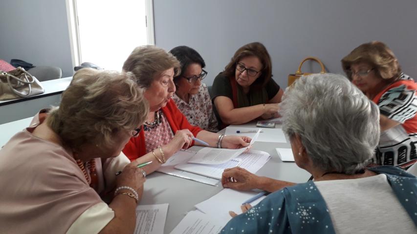 El trabajo en grupo fue una de las actividades de la jornada de formación.