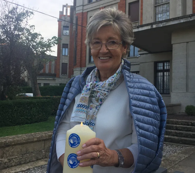 Voluntaria en las 24 Horas de luz de la Delegación de Pamplona