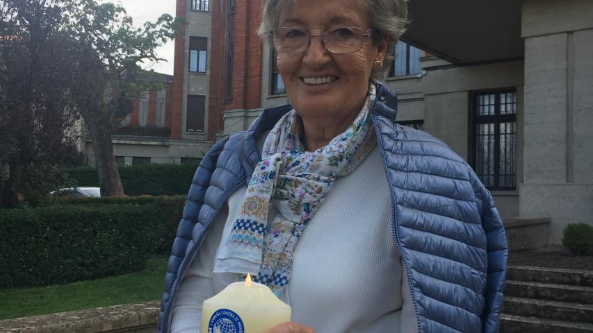 Voluntaria en las 24 Horas de luz de la Delegación de Pamplona