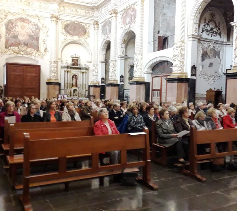 Iglesia de San Martín y San Antonio, lugar de celebración de la Eucaristía antes de la Asamblea.
