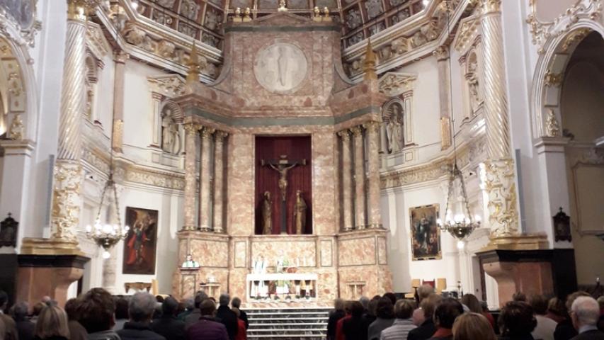 Iglesia de San Martín y San Antonio, lugar de celebración de la Eucaristía antes de la Asamblea.