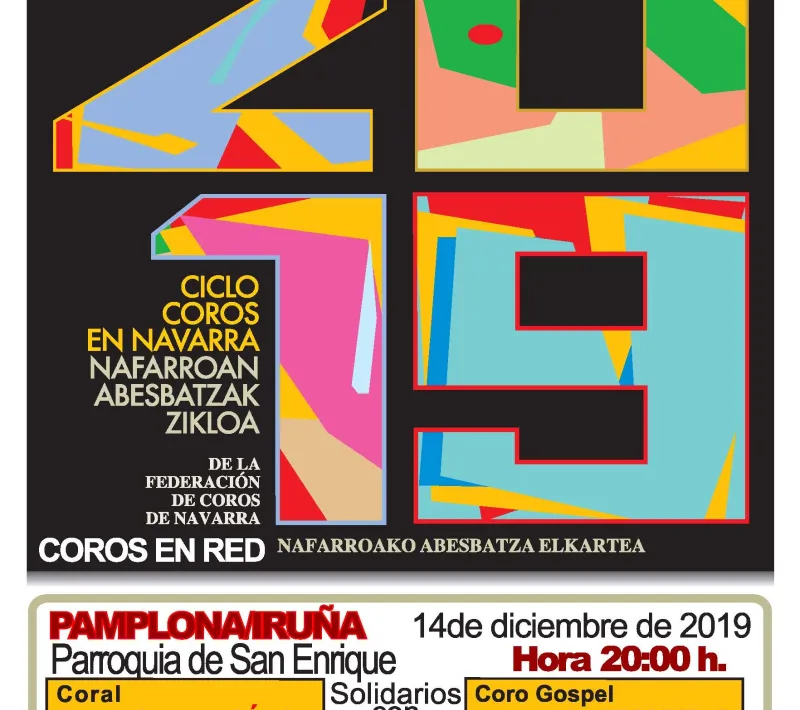 Concierto solidario de la Federación de Coros de Navarra
