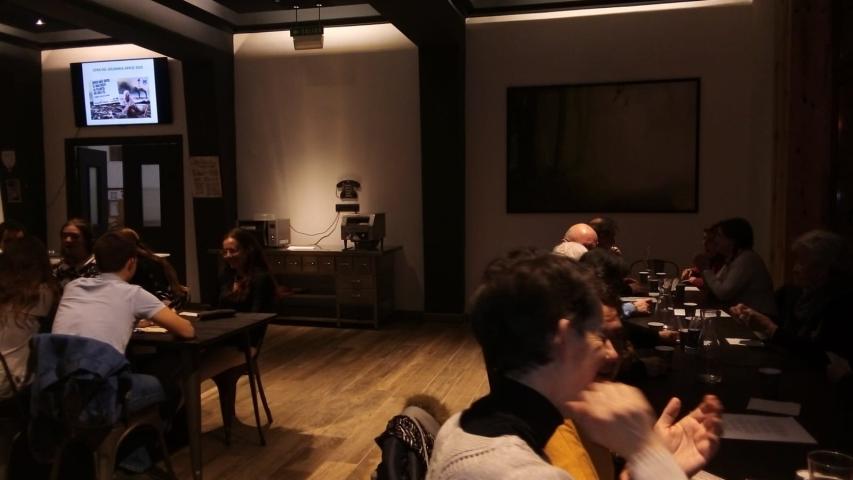 Cena del hambre en el Colegio Mayor Roncesvalles de Pamplona