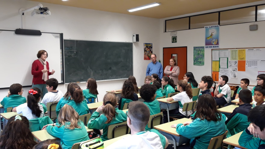 Visita al Colegio de la Presentación de Villava (Navarra)