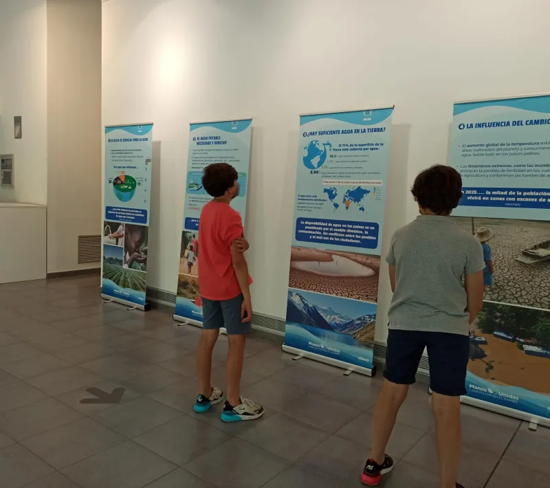 Exposición del Agua en el CIVIVOX Iturrama de Pamplona