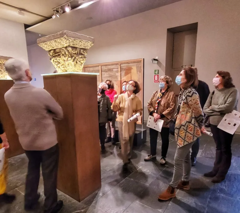 Visita guiada al Museo de Navarra a todos los voluntarios de la delegación de Pamplona