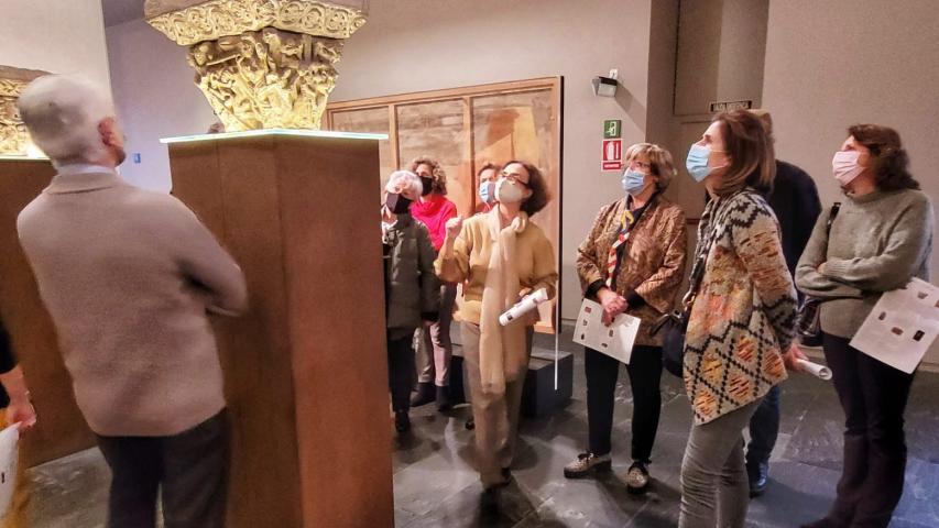 Visita guiada al Museo de Navarra a todos los voluntarios de la delegación de Pamplona
