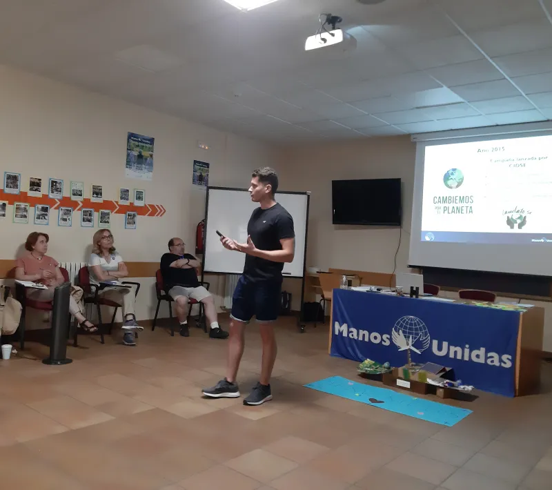 Trabajo con jóvenes desde 2015. Foto: Manos Unidas.