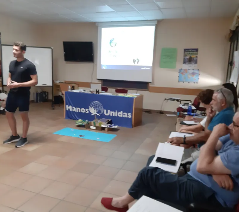 Trabajo con jóvenes desde 2015. Foto: Manos Unidas.