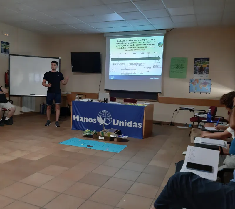 Trabajo con jóvenes desde 2015. Foto: Manos Unidas.