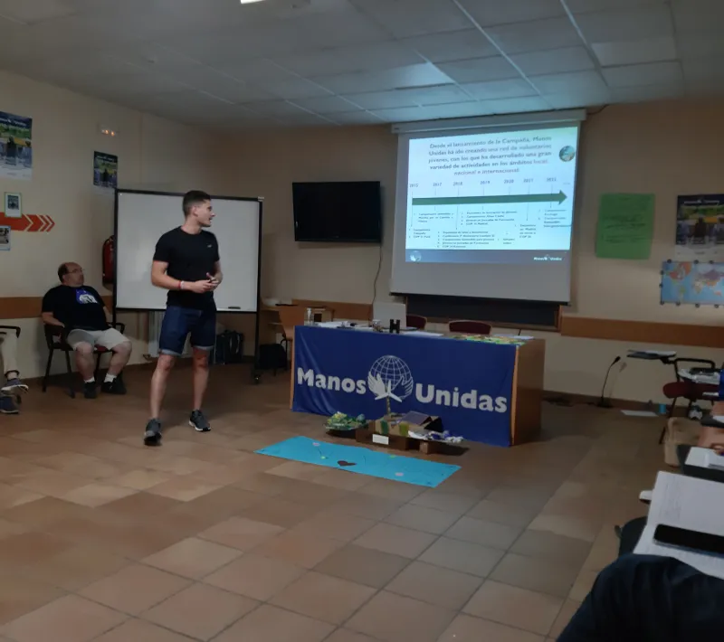Trabajo con jóvenes desde 2015. Foto: Manos Unidas.