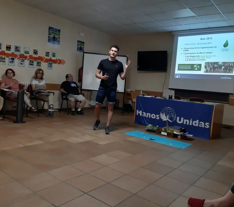 Trabajo con jóvenes desde 2015. Foto: Manos Unidas.