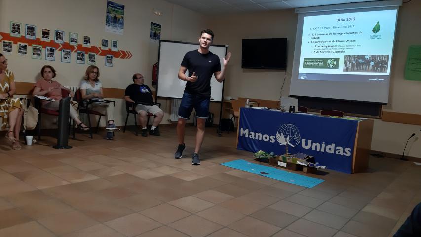 Trabajo con jóvenes desde 2015. Foto: Manos Unidas.