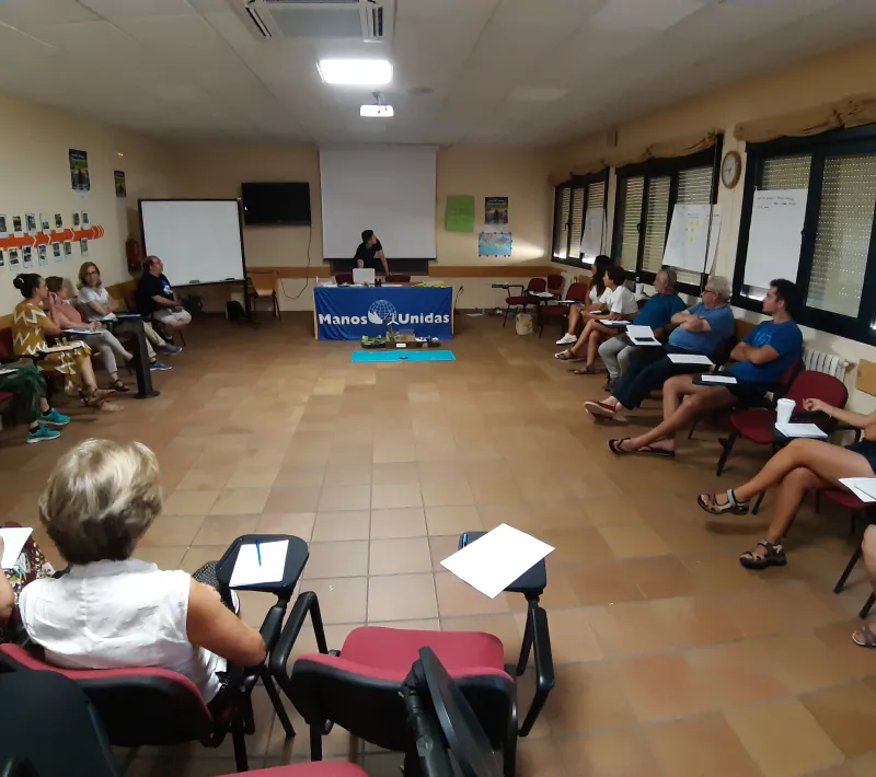 Trabajo con jóvenes desde 2015. Foto: Manos Unidas.