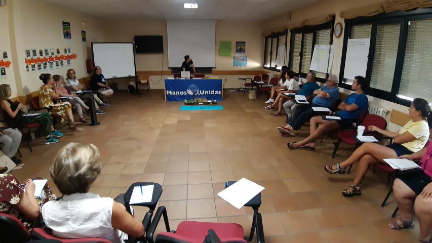 Trabajo con jóvenes desde 2015. Foto: Manos Unidas.