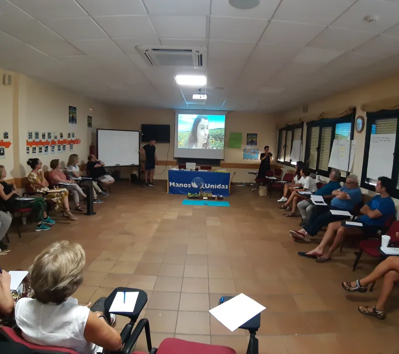 Trabajo con jóvenes desde 2015. Foto: Manos Unidas.