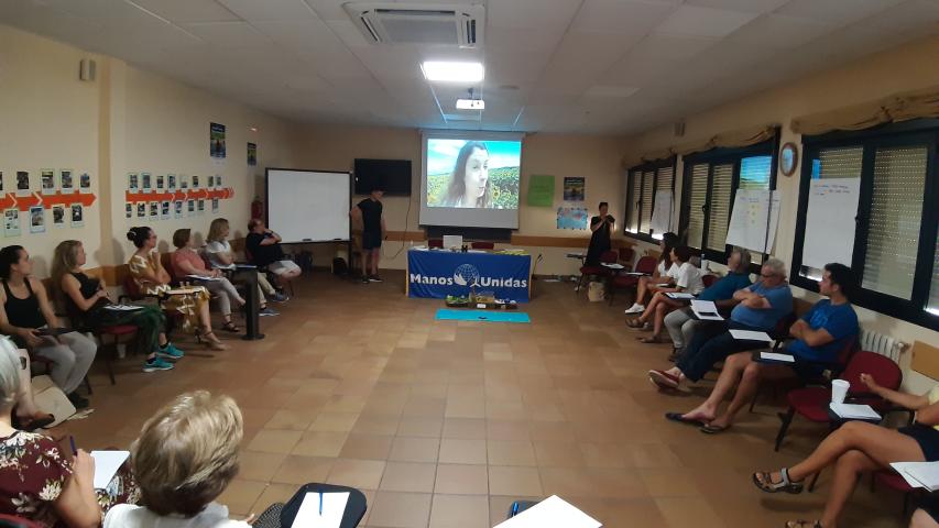 Trabajo con jóvenes desde 2015. Foto: Manos Unidas.