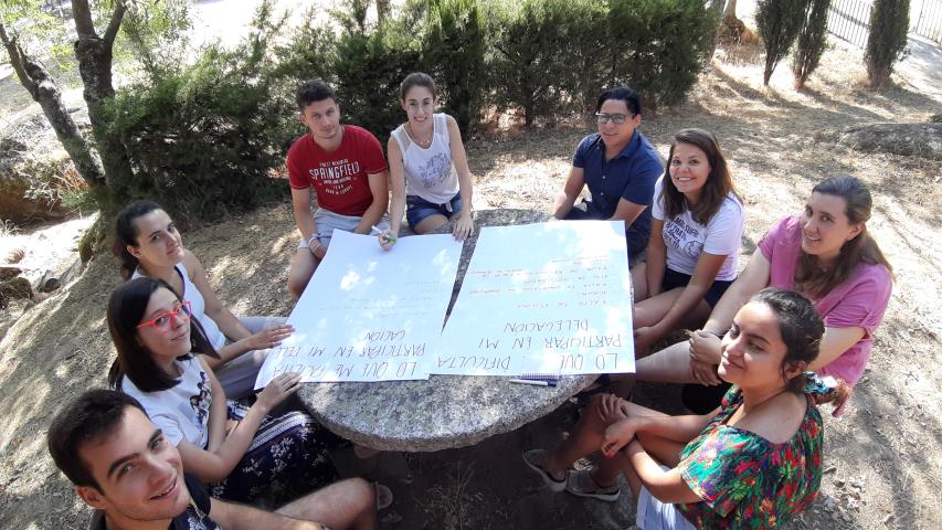 Diálogo 1 "Jóvenes en las Delegaciones". Foto: Manos Unidas.