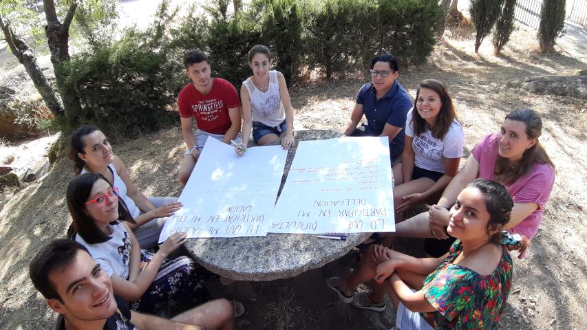 Momentos del I Campamento Intergeneracional "Manos que cuidan". Foto: Manos Unidas