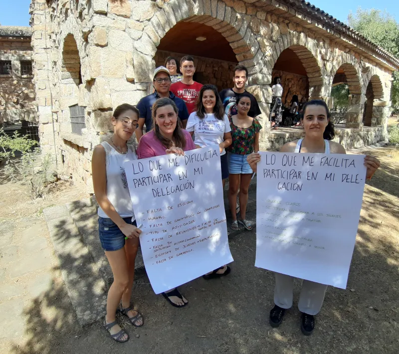 Diálogo 1 "Jóvenes en las Delegaciones". Foto: Manos Unidas.