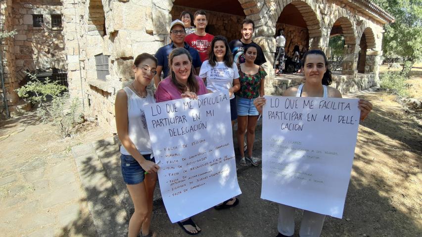 Diálogo 1 "Jóvenes en las Delegaciones". Foto: Manos Unidas.