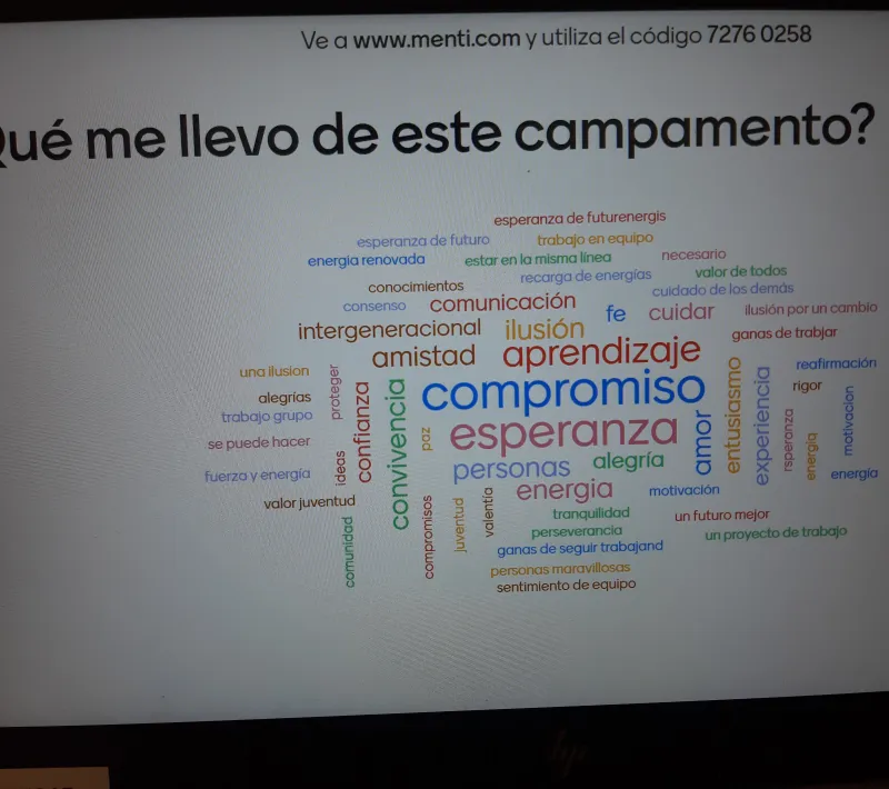Momentos del I Campamento Intergeneracional "Manos que cuidan". Foto: Manos Unidas