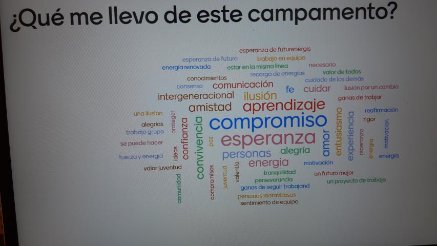 Momentos del I Campamento Intergeneracional "Manos que cuidan". Foto: Manos Unidas