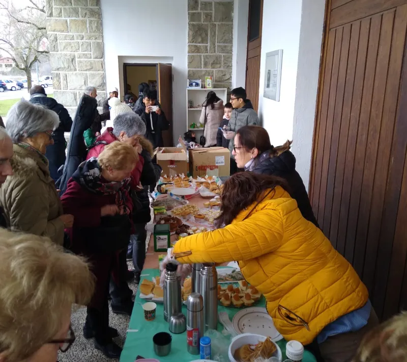 Pincho solidario a favor de manos Unidas en la Parroquia Nuestra Sra. del Pilar de Echavacoiz