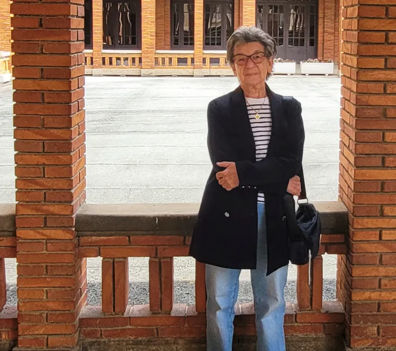 Charo Loperena en el Seminario de Pamplona, sede de Manos Unidas