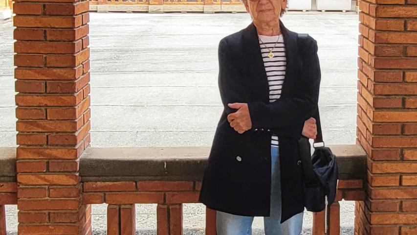 Charo Loperena en el Seminario de Pamplona, sede de Manos Unidas