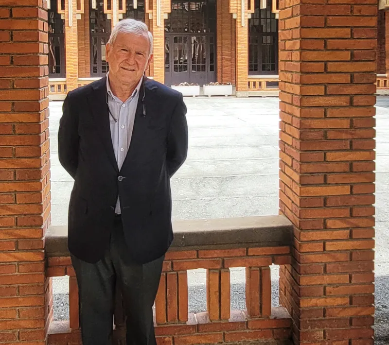 José Javier Castiella en el Seminario de Pamplona, sede de Manos Unidas
