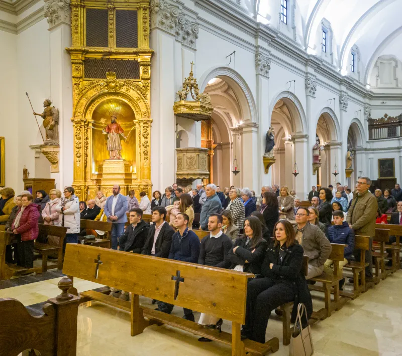 Celebración en la Parroquia de Cariñena del X Aniversario de vida sacerdotal de D. Freddy Pérez
