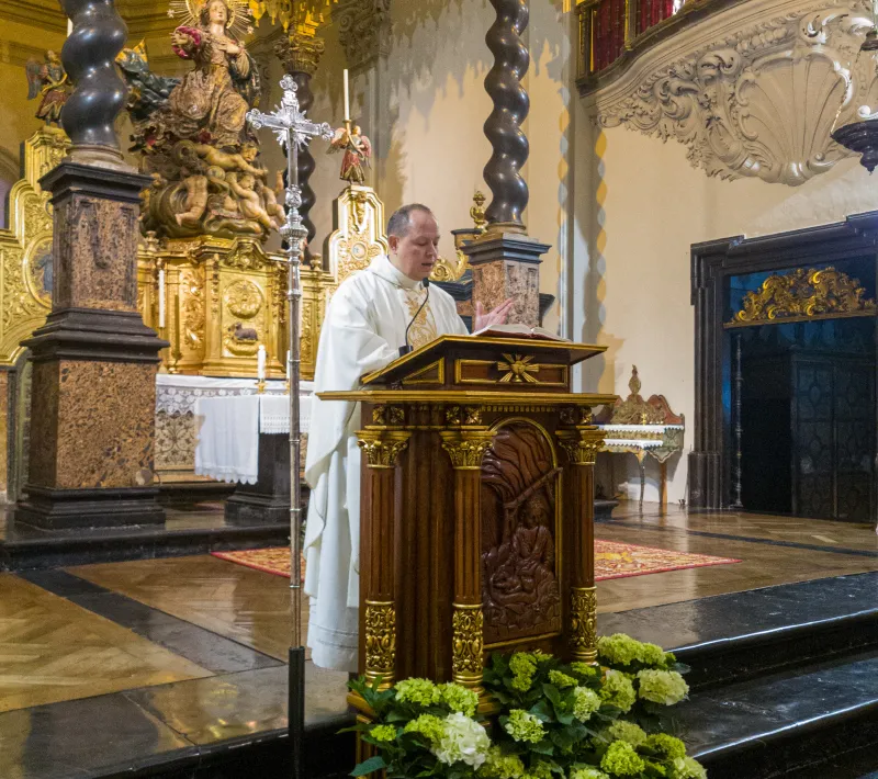 Celebración en la Parroquia de Cariñena del X Aniversario de vida sacerdotal de D. Freddy Pérez