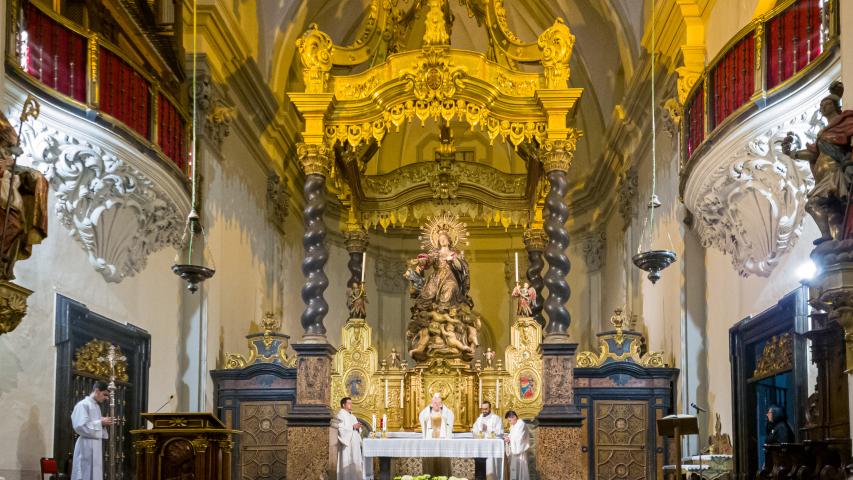 Celebración en la Parroquia de Cariñena del X Aniversario de vida sacerdotal de D. Freddy Pérez