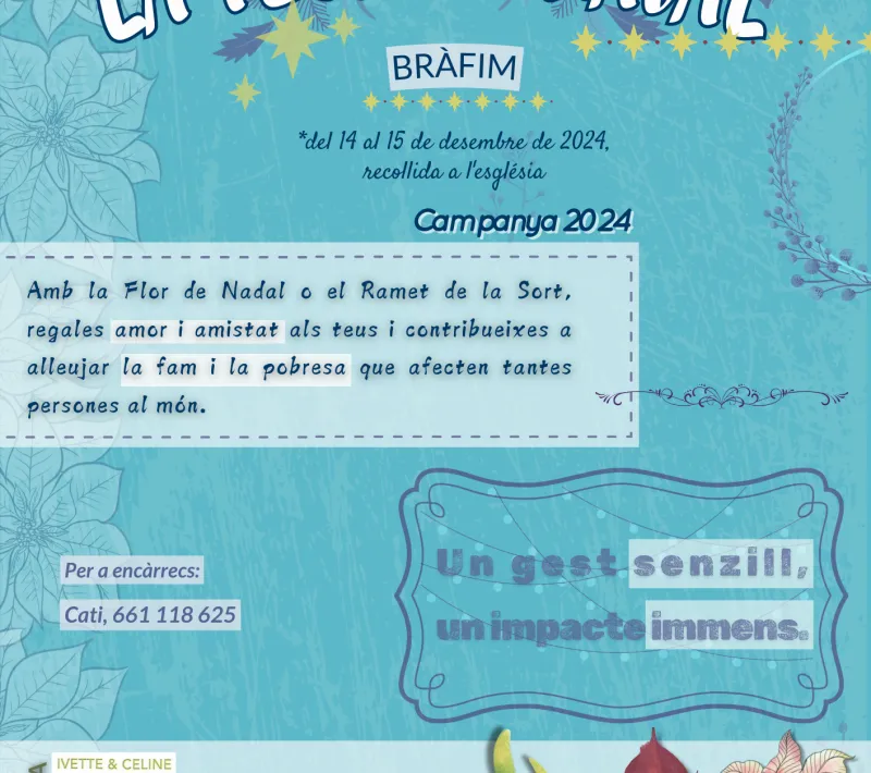 2024 cartell flor de nadal brafim