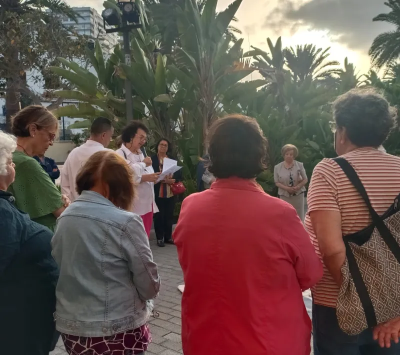 círculo de silencio en Gran Canaria.